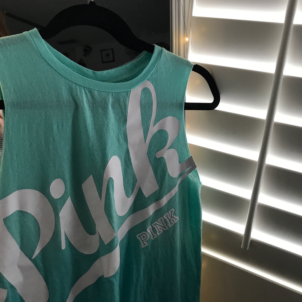 • Pink Blue Top • - Picture 2 of 5